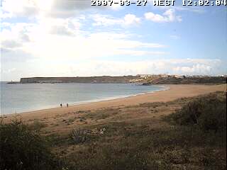 Wetter 27 M�rz in Sagres 2007