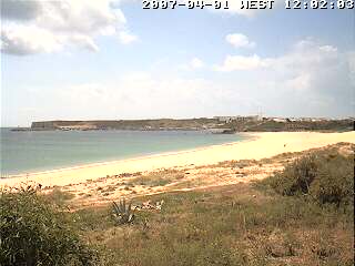 Wetter 1 April in Sagres 2007