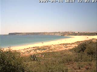 Wetter 14 April in Sagres 2007