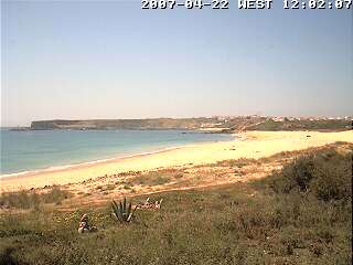 Wetter 22 April in Sagres 2007