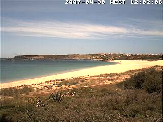 Wetter 30 April in Sagres 2007