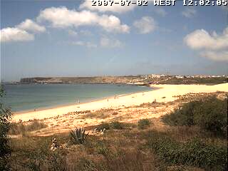 Wetter 02 Juli in Sagres 2007