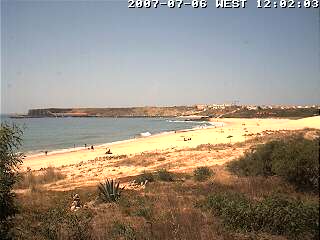 Wetter 06 Juli in Sagres 2007