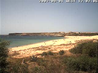Wetter 01 August in Sagres 2007