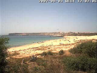 Wetter 03 August in Sagres 2007