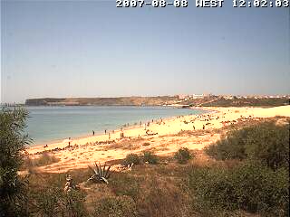 Wetter 08 August in Sagres 2007