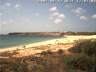 Wetter 13 August in Sagres 2007
