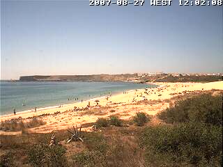 Wetter 27 August in Sagres 2007