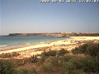 Wetter 03 August in Sagres 2008